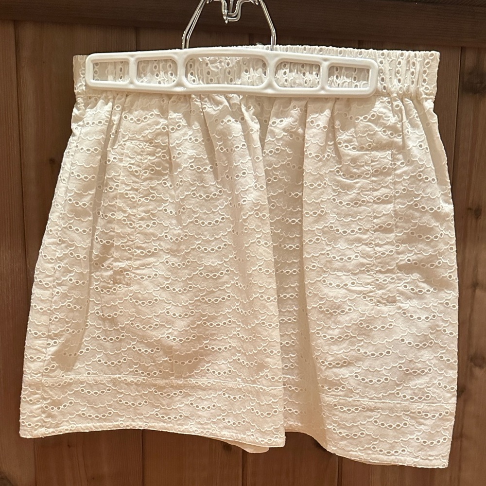 J. Crew new white skirt